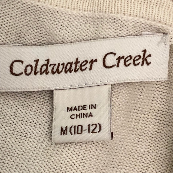 💐Cream Silk/Cotton Cardigan - Picture 2 of 3